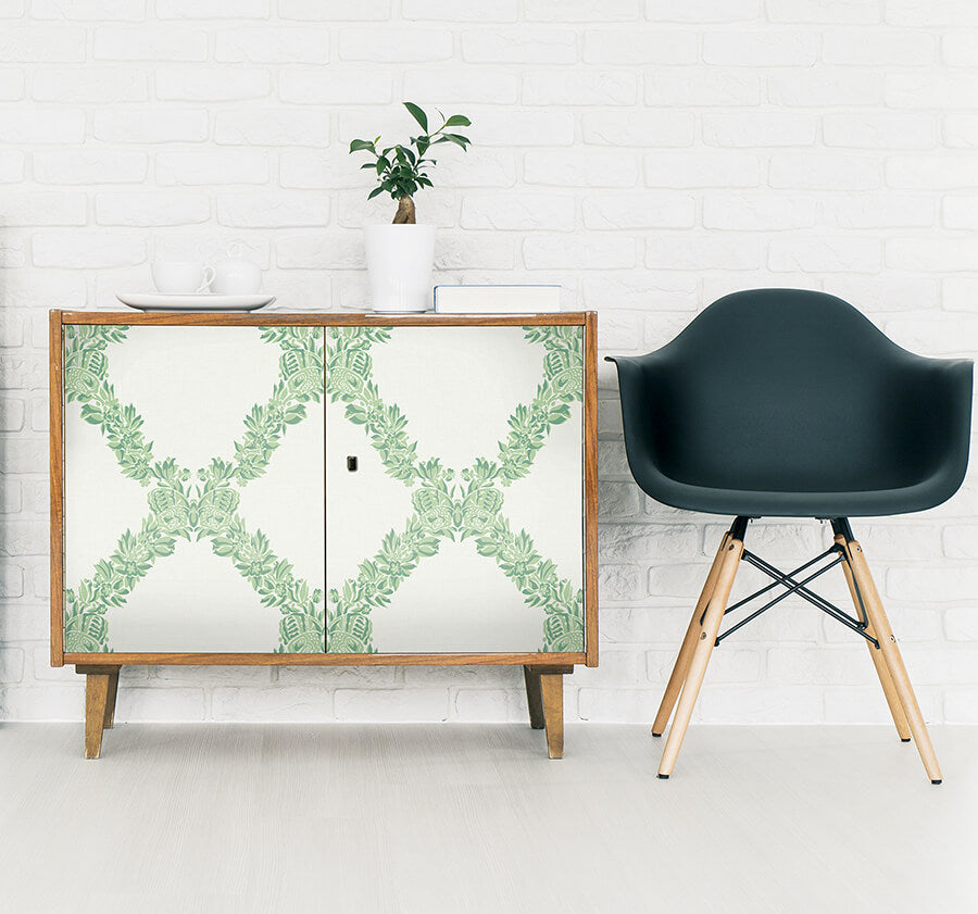 jade-wreath-peel-and-stick-wallpaper-york-wallcoverings-scs6051 - York Wallcoverings Wallpaper
