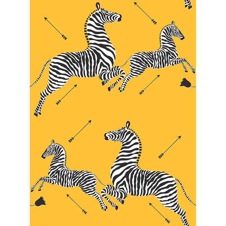 Sunbeam Zebra Safari Peel and Stick Wallpaper - York Wallcoverings - SCS6052 - York Wallcoverings Wallpaper