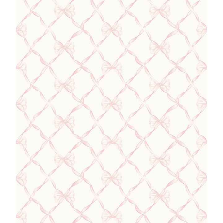 Pink Jam Baby Bow Peel and Stick Wallpaper - York Wallcoverings - LFS5012 - York Wallcoverings Wallpaper