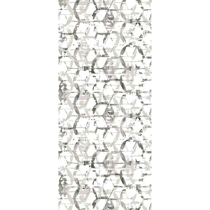 Hex-A-Gone Dove Grey Wall Mural - York Wallcoverings - ASTM5039