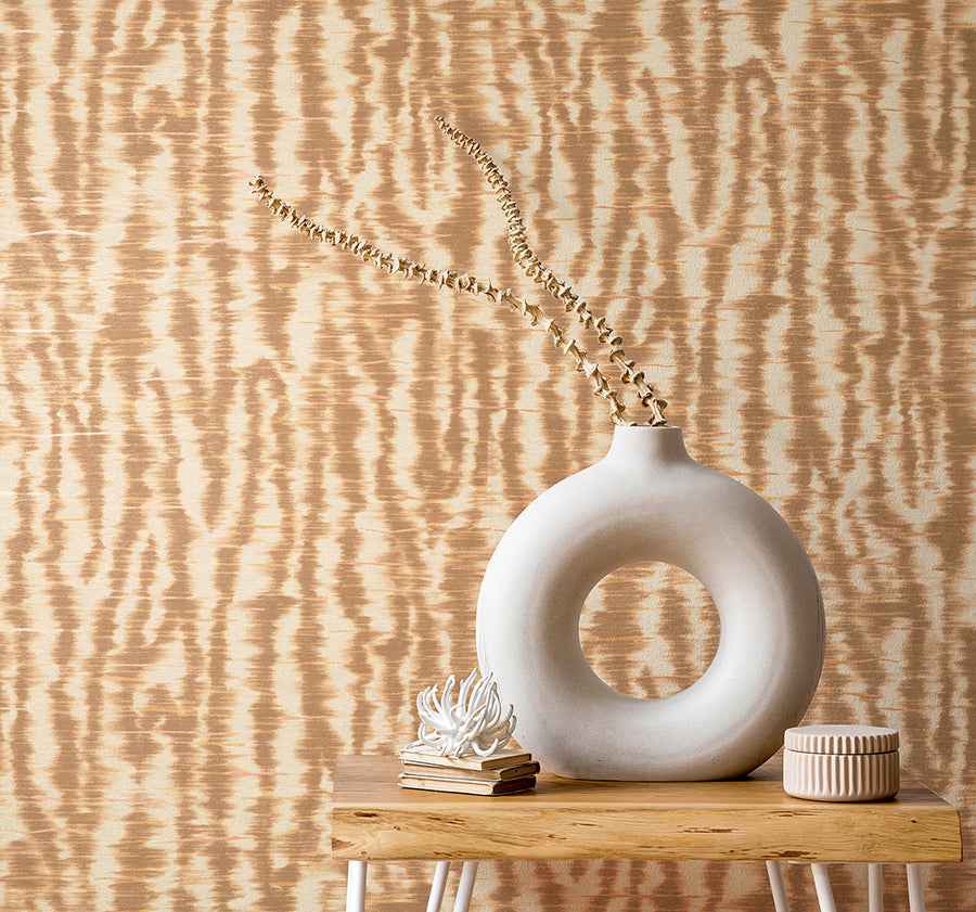 Hartmann Rust Stripe Texture Wallpaper - York Wallcoverings - PK333442 - York Wallcoverings Wallpaper