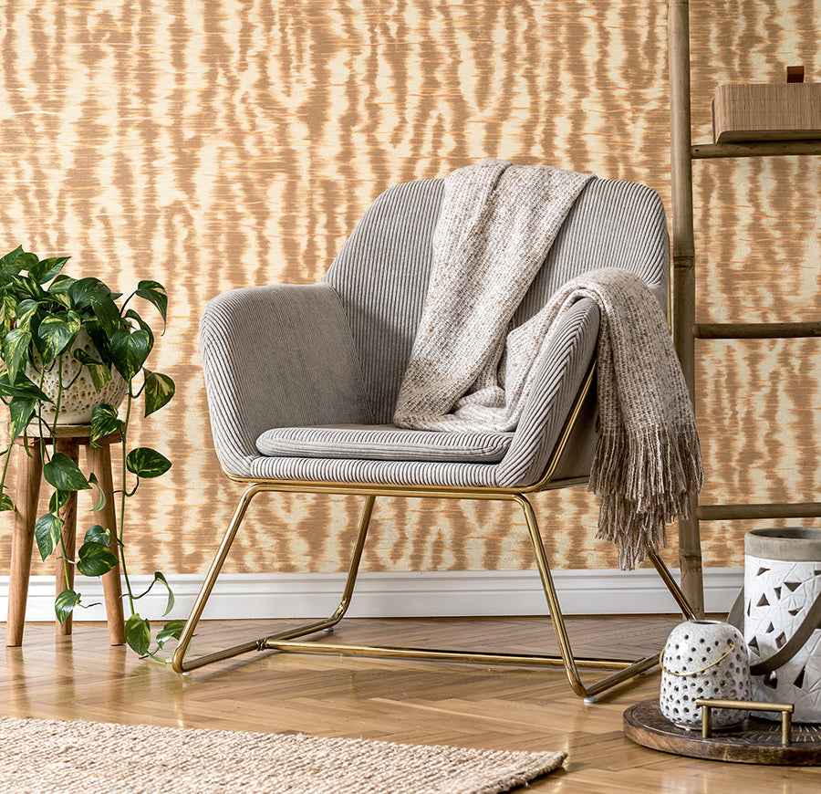 Hartmann Rust Stripe Texture Wallpaper - York Wallcoverings - PK333442 - York Wallcoverings Wallpaper