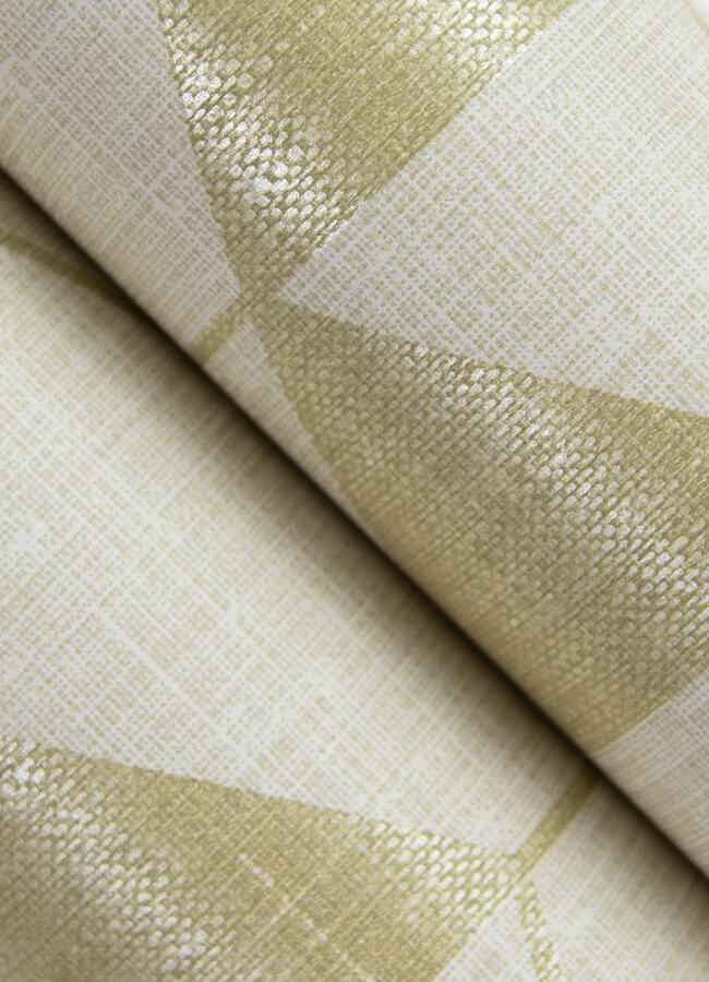 Fairbank Gold Linen Geometric Wallpaper - York Wallcoverings - 4034-26772 - York Wallcoverings Wallpaper