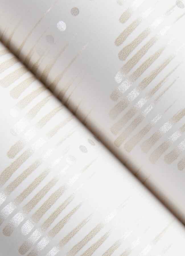 Holmby Bone Brushstroke Zigzag Wallpaper - York Wallcoverings - 4034-26778 - York Wallcoverings Wallpaper
