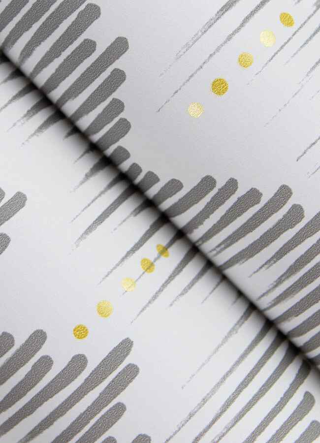 Holmby Grey Brushstroke Zigzag Wallpaper - York Wallcoverings - 4034-26779 - York Wallcoverings Wallpaper