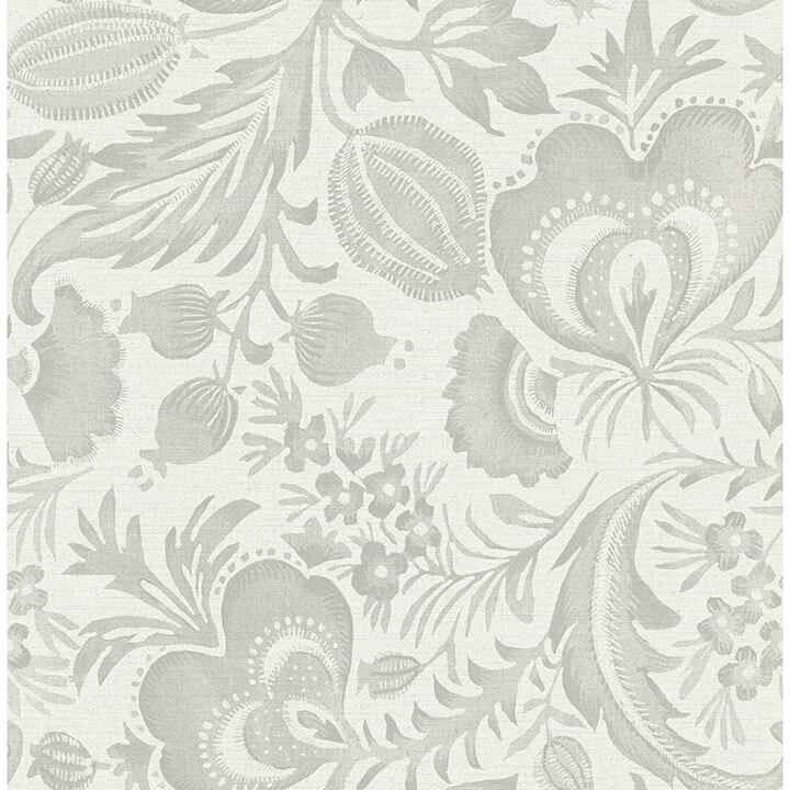 Culver Grey Jacobean Wallpaper - York Wallcoverings - 4034-26780 - York Wallcoverings Wallpaper