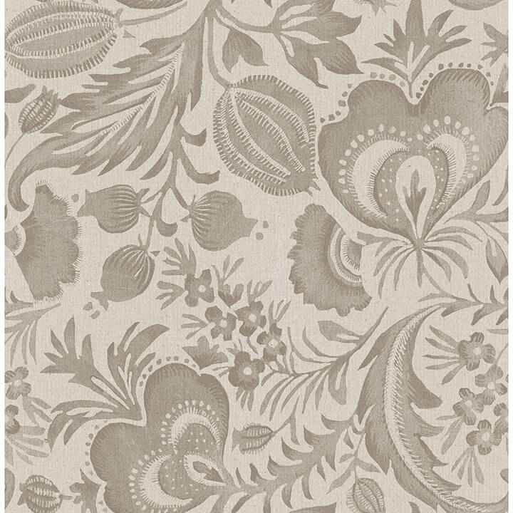 Culver Light Brown Jacobean Wallpaper - York Wallcoverings - 4034-26782 - York Wallcoverings Wallpaper