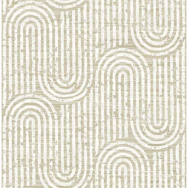 Trippet Light Brown Zen Waves Wallpaper - York Wallcoverings - 4034-26786