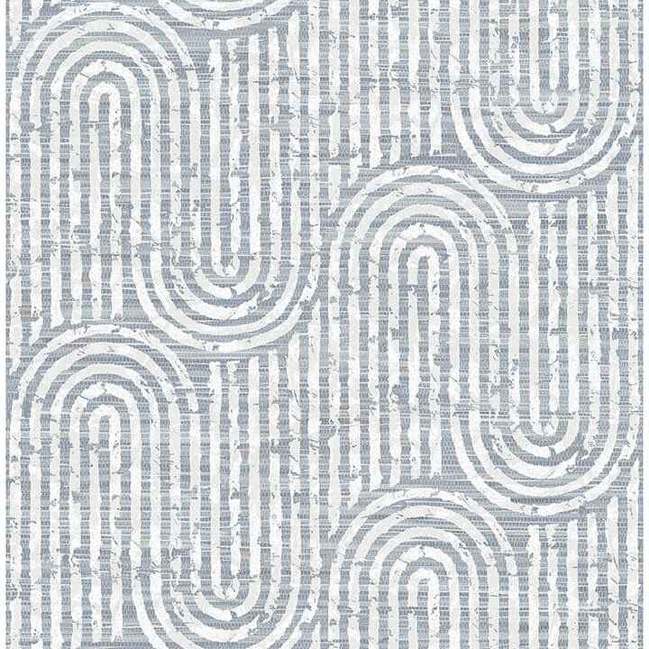 Trippet Blue Zen Waves Wallpaper - York Wallcoverings - 4034-26788