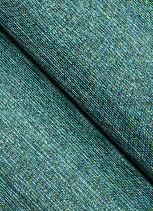 colcord-teal-sisal-grasscloth-wallpaper-york-wallcoverings-4034-72101 - York Wallcoverings Wallpaper