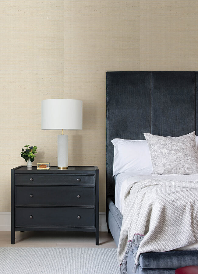 colcord-cream-sisal-grasscloth-wallpaper-york-wallcoverings-4034-72102 - York Wallcoverings Wallpaper