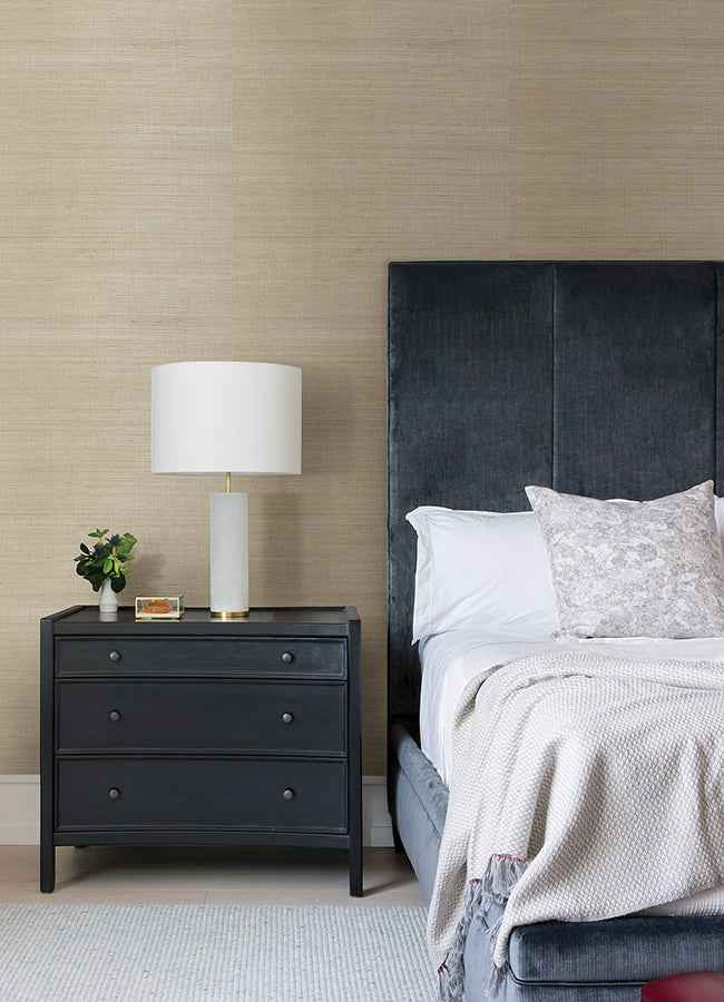 Colcord Wheat Sisal Wallpaper by Scott Living - York Wallcoverings - 4034-72104 - York Wallcoverings Wallpaper