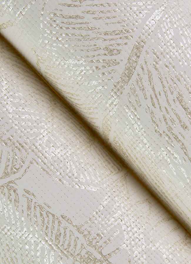 Brentwood Bone Palm Leaves Wallpaper - York Wallcoverings - 4034-72118 - York Wallcoverings Wallpaper