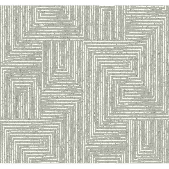 Mortenson Dove Geometric Wallpaper - York Wallcoverings - 4034-72143 - York Wallcoverings Wallpaper