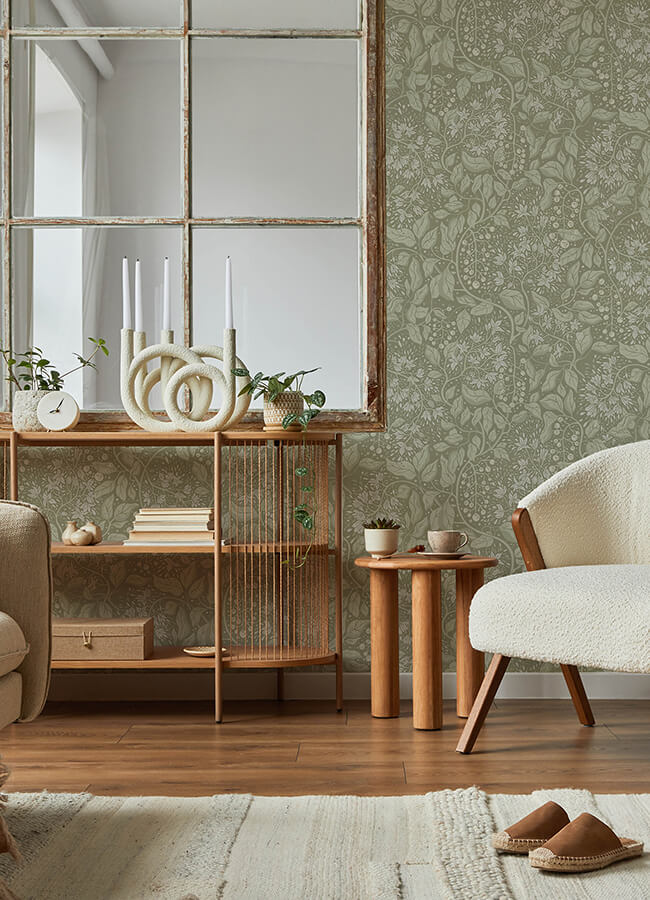 turi-moss-twining-vines-wallpaper-york-wallcoverings-4143-22024 - York Wallcoverings Wallpaper