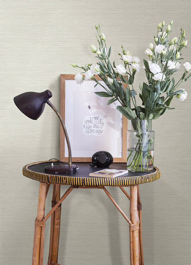 agave-off-white-faux-grasscloth-wallpaper-york-wallcoverings-4143-24281 - York Wallcoverings Papel pintado