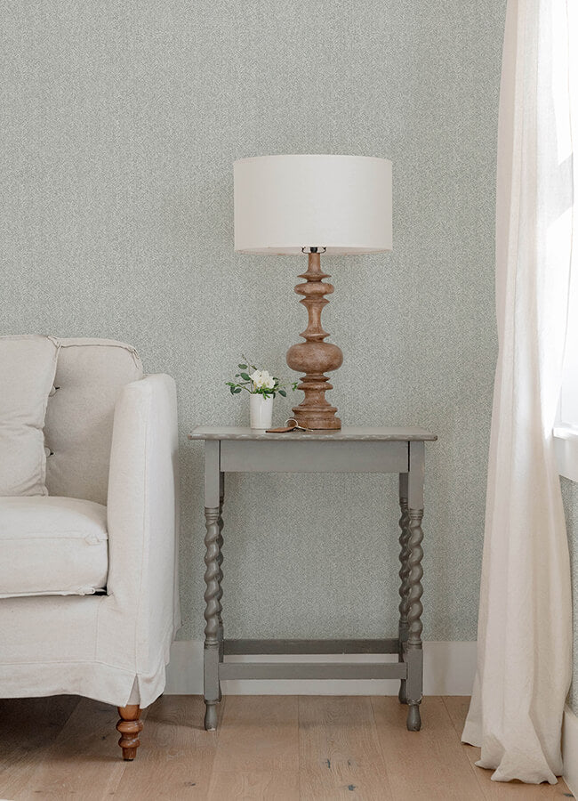 ashbee-light-grey-faux-fabric-wallpaper-york-wallcoverings-4143-26160 - York Wallcoverings Papel pintado