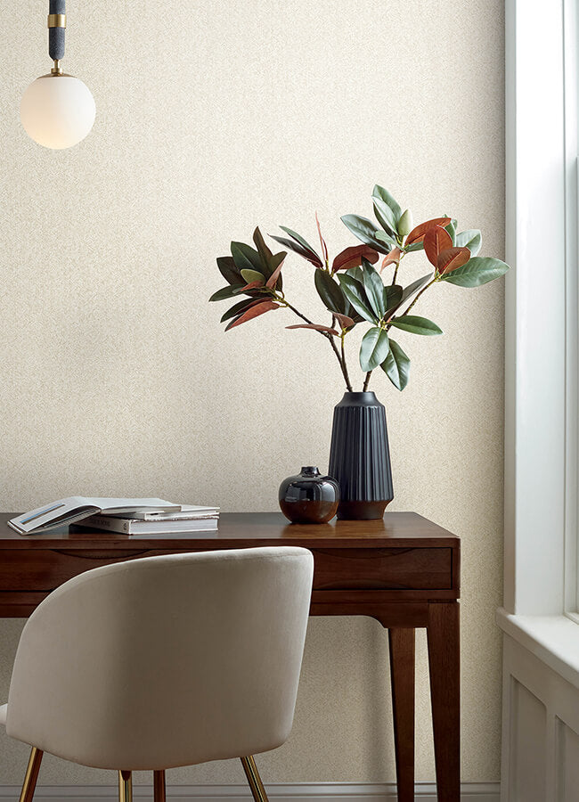 ashbee-taupe-faux-fabric-wallpaper-york-wallcoverings-4143-26161 - York Wallcoverings Papel pintado