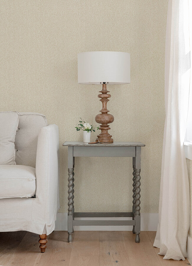 ashbee-taupe-faux-fabric-wallpaper-york-wallcoverings-4143-26161 - York Wallcoverings Papel pintado