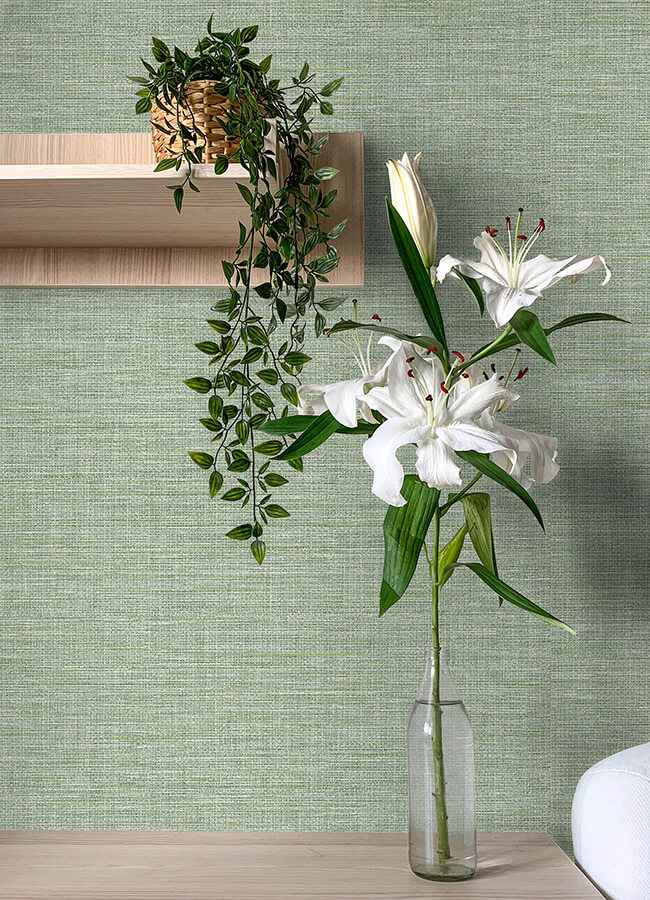Exhale Light Green Texture Wallpaper - York Wallcoverings - 4143-26457 - York Wallcoverings Wallpaper