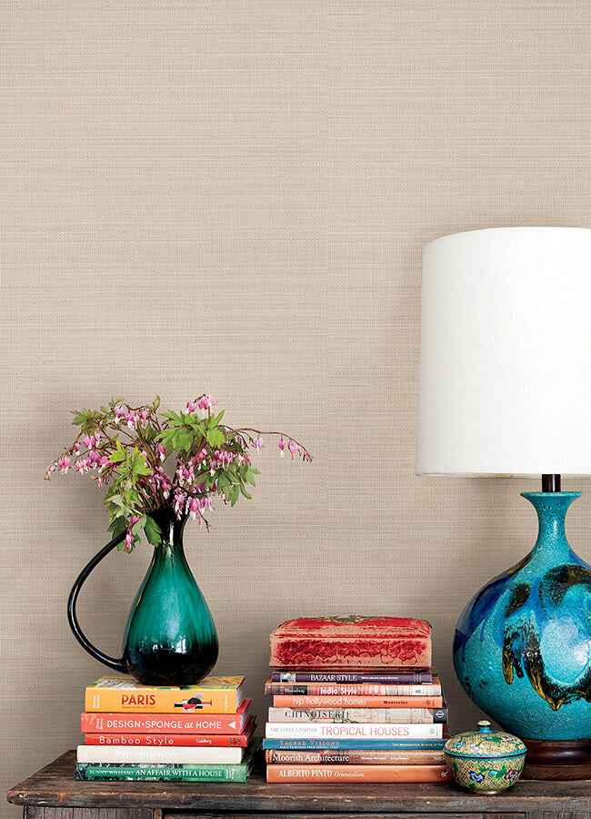 Spinnaker Peach Netting Wallpaper - York Wallcoverings - 3125-71052 - York Wallcoverings Wallpaper