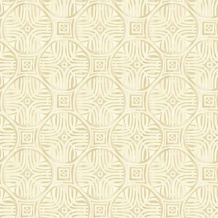 Sandee Butter Medallion Wallpaper - York Wallcoverings - 3125-72312 - York Wallcoverings Wallpaper
