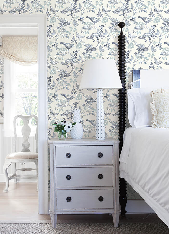 malmo-blue-trail-wallpaper-york-wallcoverings-3125-72316 - York Wallcoverings Papel pintado