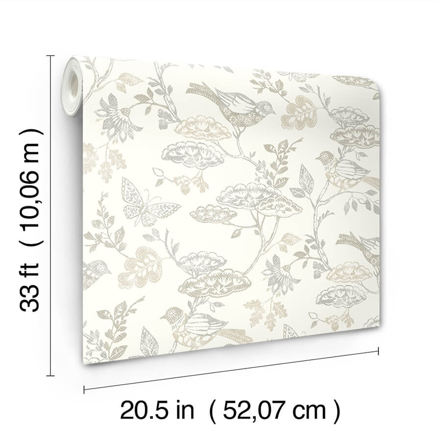 malmo-grey-trail-wallpaper-york-wallcoverings-3125-72317 - York Wallcoverings Papel pintado