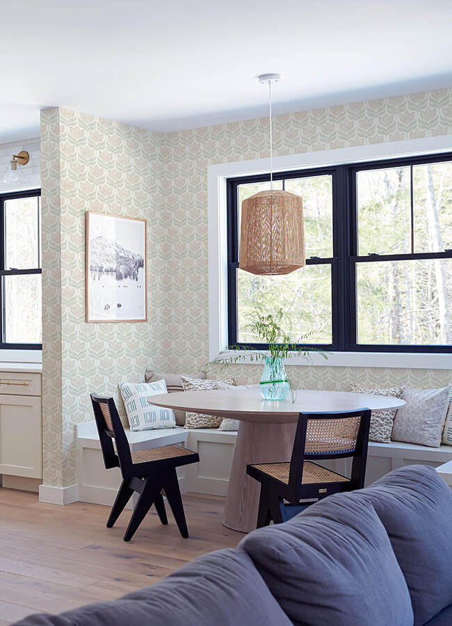 cathal-blush-tulip-block-print-wallpaper-york-wallcoverings-3125-72346 - York Wallcoverings Wallpaper