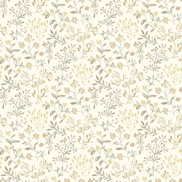 tarragon-honey-dainty-meadow-wallpaper-york-wallcoverings-3125-72354 - York Wallcoverings Wallpaper
