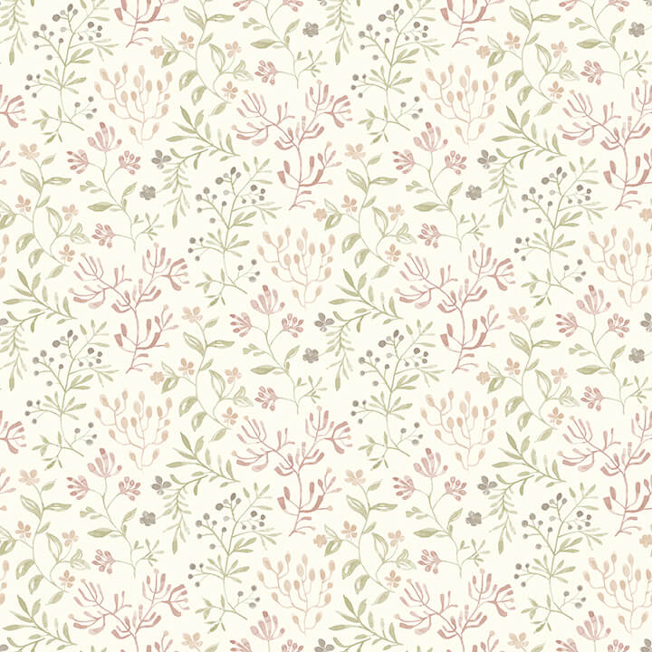 tarragon-blush-dainty-meadow-wallpaper-york-wallcoverings-3125-72355 - York Wallcoverings Wallpaper