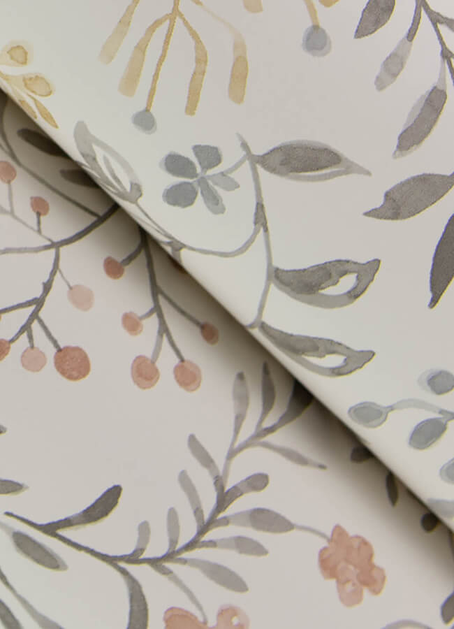 tarragon-grey-dainty-meadow-wallpaper-york-wallcoverings-3125-72356 - York Wallcoverings Wallpaper