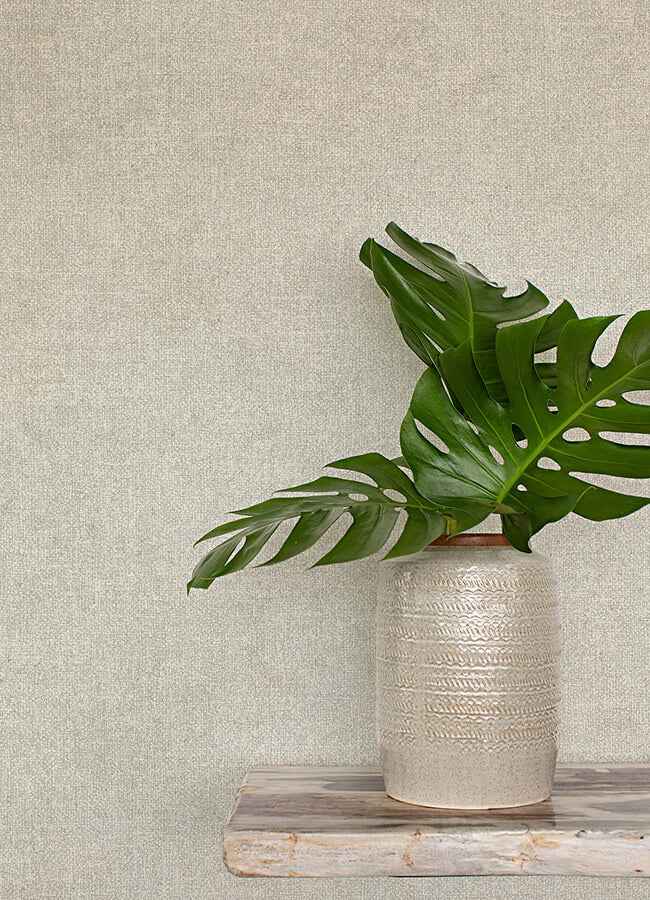 Homespun Grey Textured Wallpaper - York Wallcoverings - 3125-72360 - York Wallcoverings Wallpaper