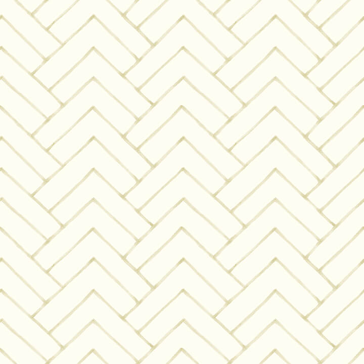 oswin-light-yellow-tiered-herringbone-wallpaper-york-wallcoverings-3125-72365 - York Wallcoverings Papel pintado