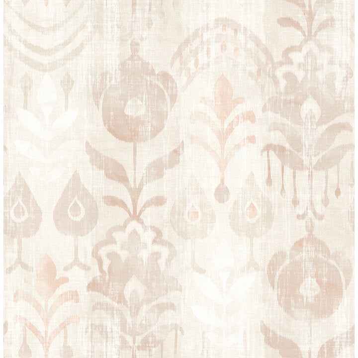 Pavord Pink Floral Shibori Wallpaper - York Wallcoverings - 4122-27014 - York Wallcoverings Wallpaper