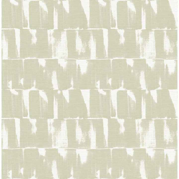 Bancroft Sage Artistic Stripe Wallpaper - York Wallcoverings - 4122-27023