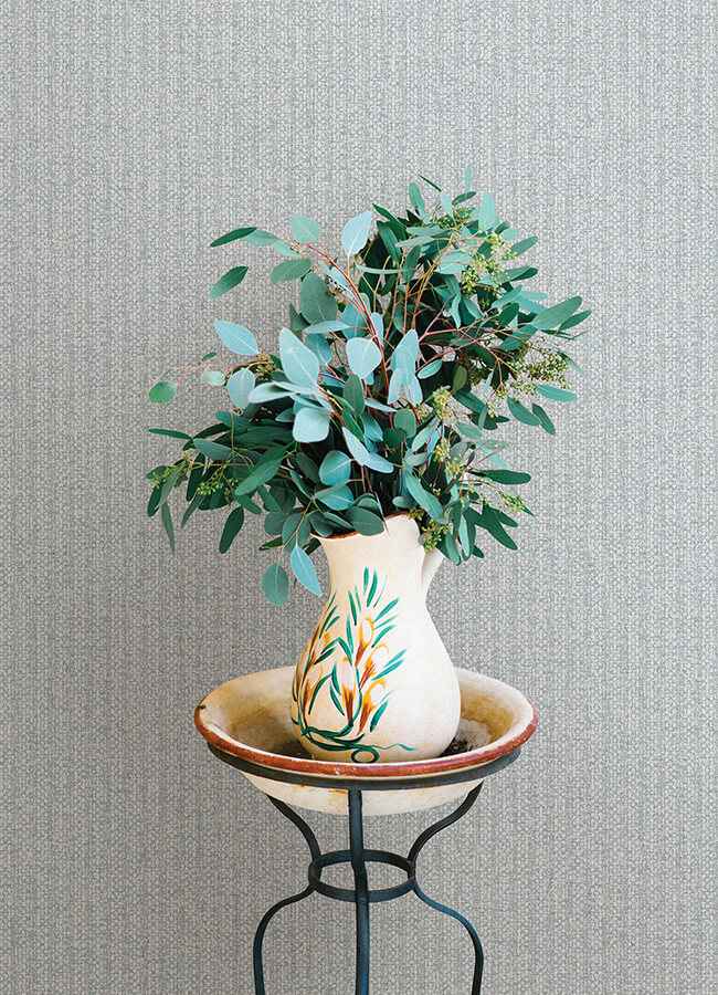 Lawndale Blue Textured Pinstripe Wallpaper - York Wallcoverings - 4122-27028 - York Wallcoverings Wallpaper