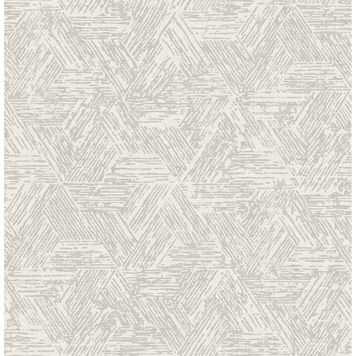 Retreat Grey Quilted Geometric Wallpaper - York Wallcoverings - 4122-27034 - York Wallcoverings Wallpaper