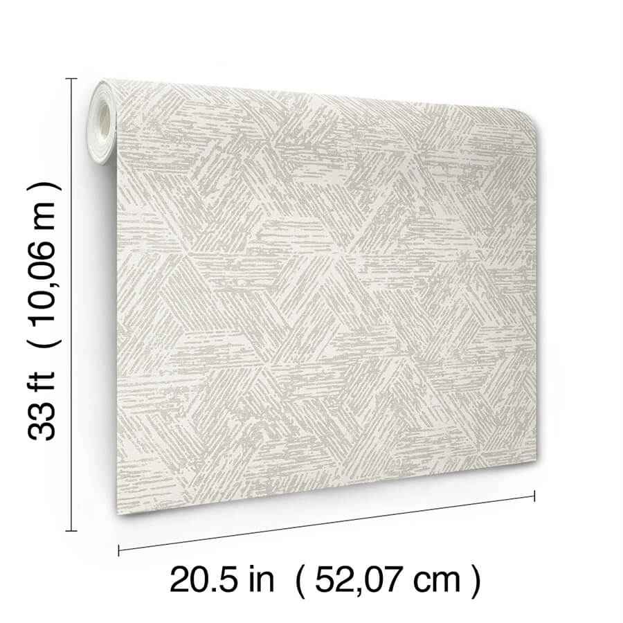 Retreat Grey Quilted Geometric Wallpaper - York Wallcoverings - 4122-27034 - York Wallcoverings Wallpaper