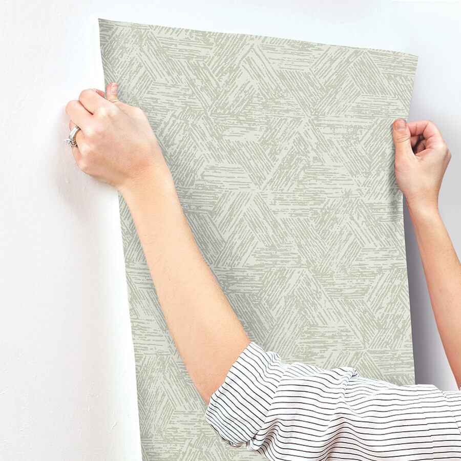 Retreat Sea Green Quilted Geometric Wallpaper - York Wallcoverings - 4122-27035 - York Wallcoverings Wallpaper