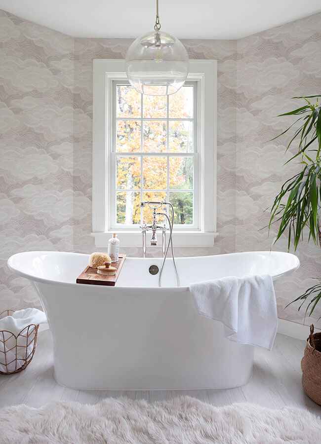 Vision Lavender Stipple Clouds Wallpaper - York Wallcoverings - 4122-72407 - York Wallcoverings Wallpaper