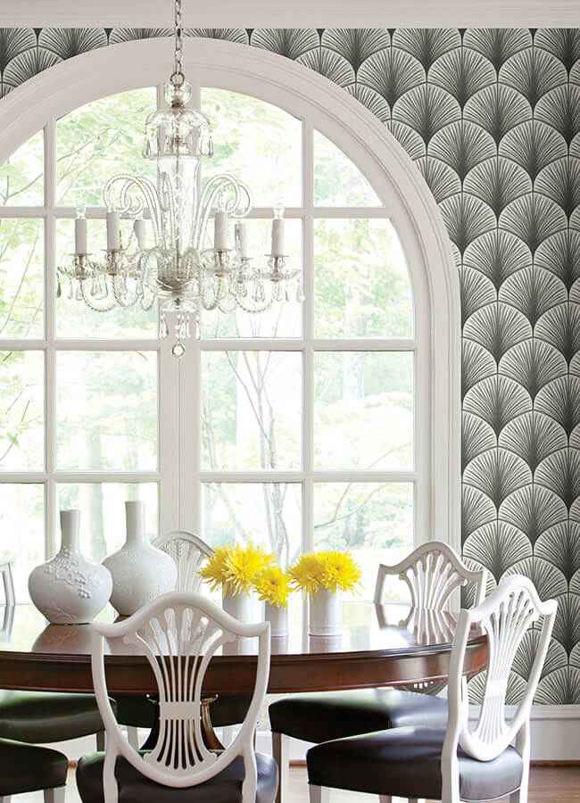 Grey Amari Peel and Stick Wallpaper - York Wallcoverings - NUS4985 - York Wallcoverings Wallpaper