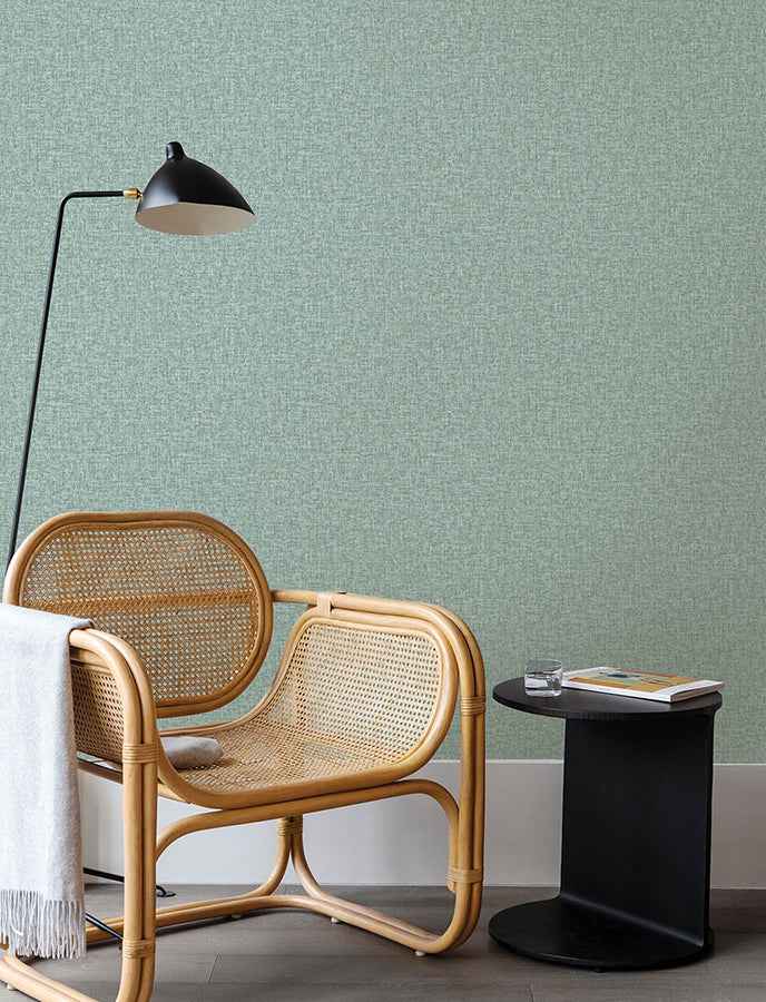 Larimore Light Blue Faux Fabric Wallpaper - York Wallcoverings - 4144-9115 - York Wallcoverings Wallpaper