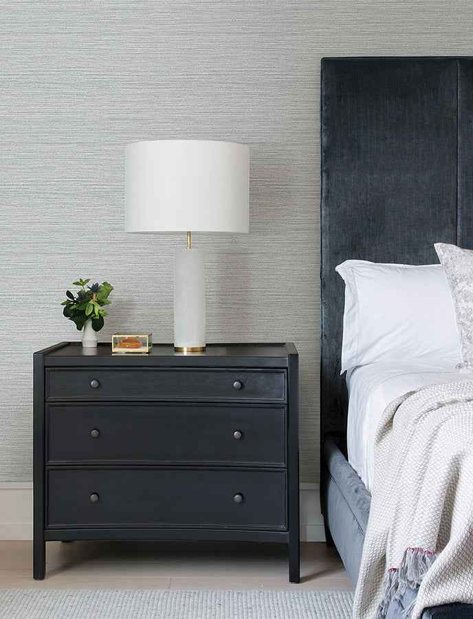 Hazen Grey Shimmer Stripe Wallpaper - York Wallcoverings - 4144-9131 - York Wallcoverings Wallpaper