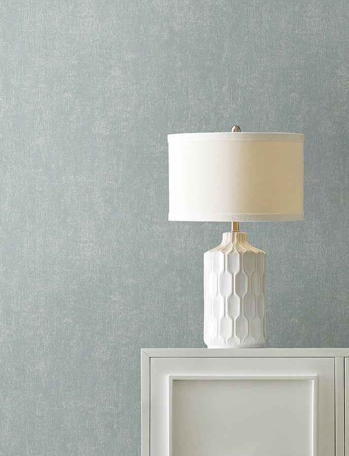 Edmore Light Blue Faux Suede Wallpaper - York Wallcoverings - 4144-9162 - York Wallcoverings Wallpaper