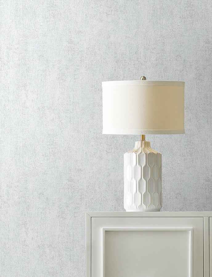 Edmore Silver Faux Suede Wallpaper - York Wallcoverings - 4144-9168 - York Wallcoverings Wallpaper
