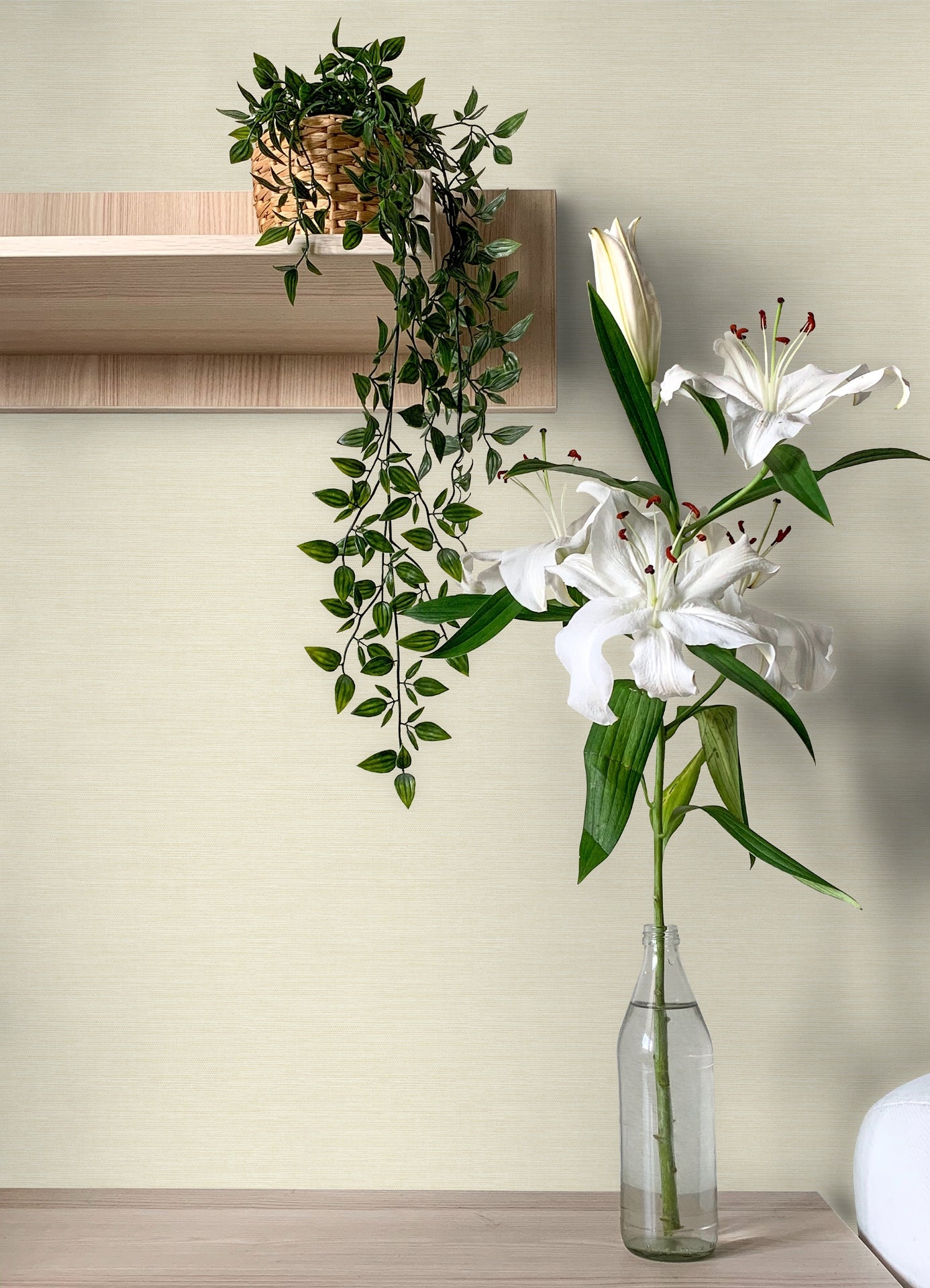 agave-yellow-faux-grasscloth-wallpaper-york-wallcoverings-4157-24280 - York Wallcoverings Wallpaper