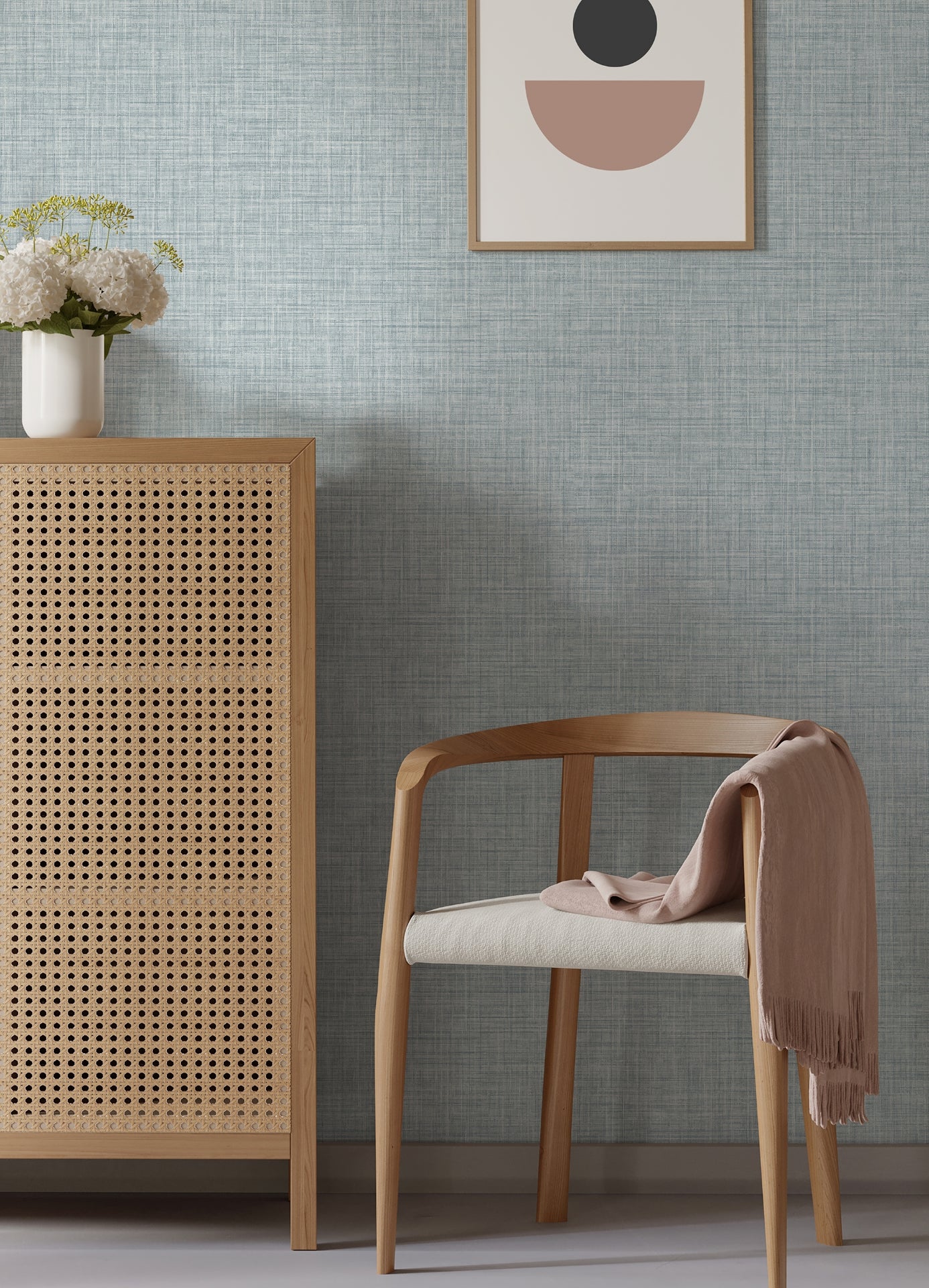 tuckernuck-slate-faux-linen-wallpaper-york-wallcoverings-4157-25790 - York Wallcoverings Papel pintado