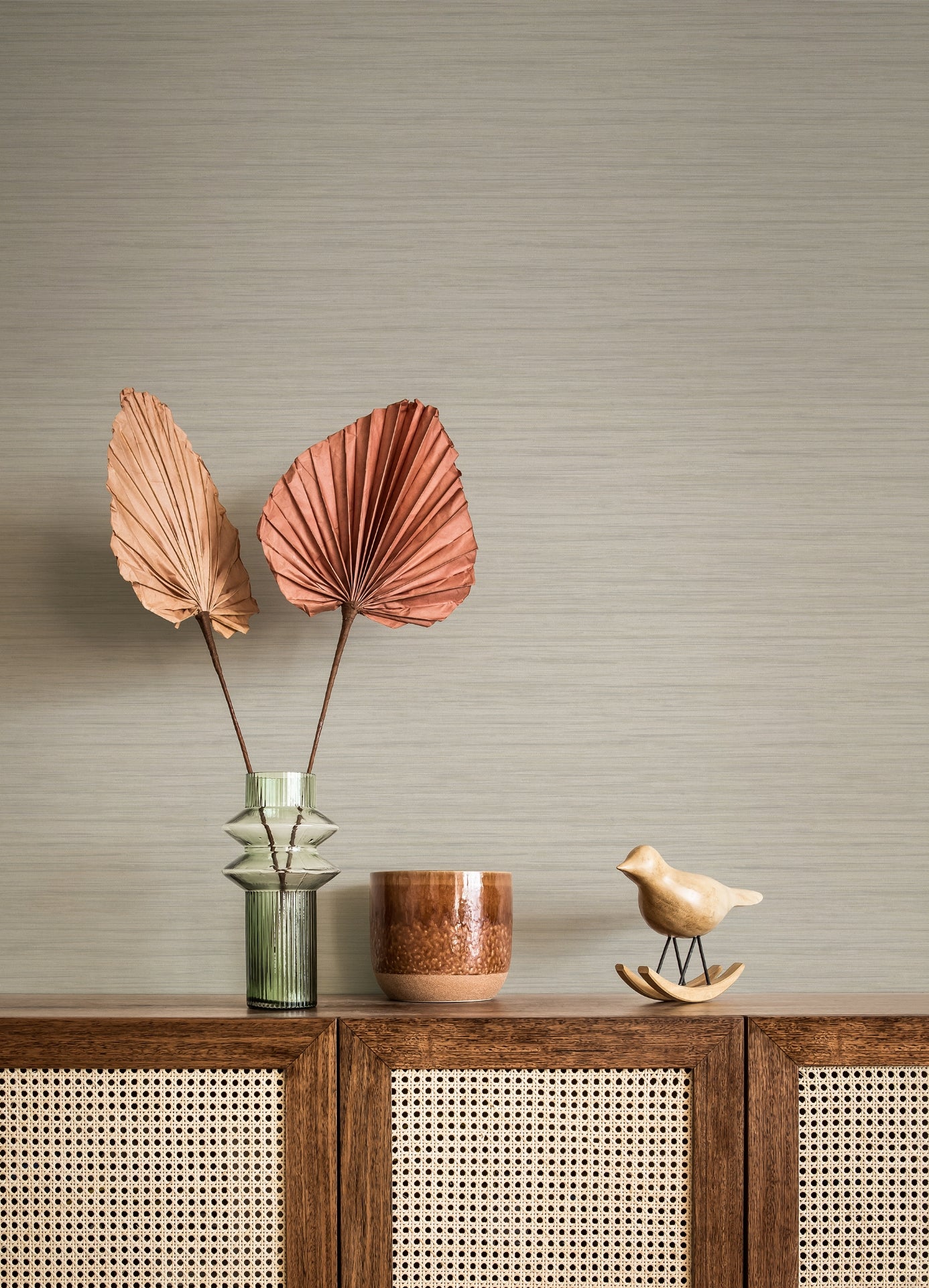 barnaby-light-grey-faux-grasscloth-wallpaper-york-wallcoverings-4157-25965 - York Wallcoverings Papel pintado