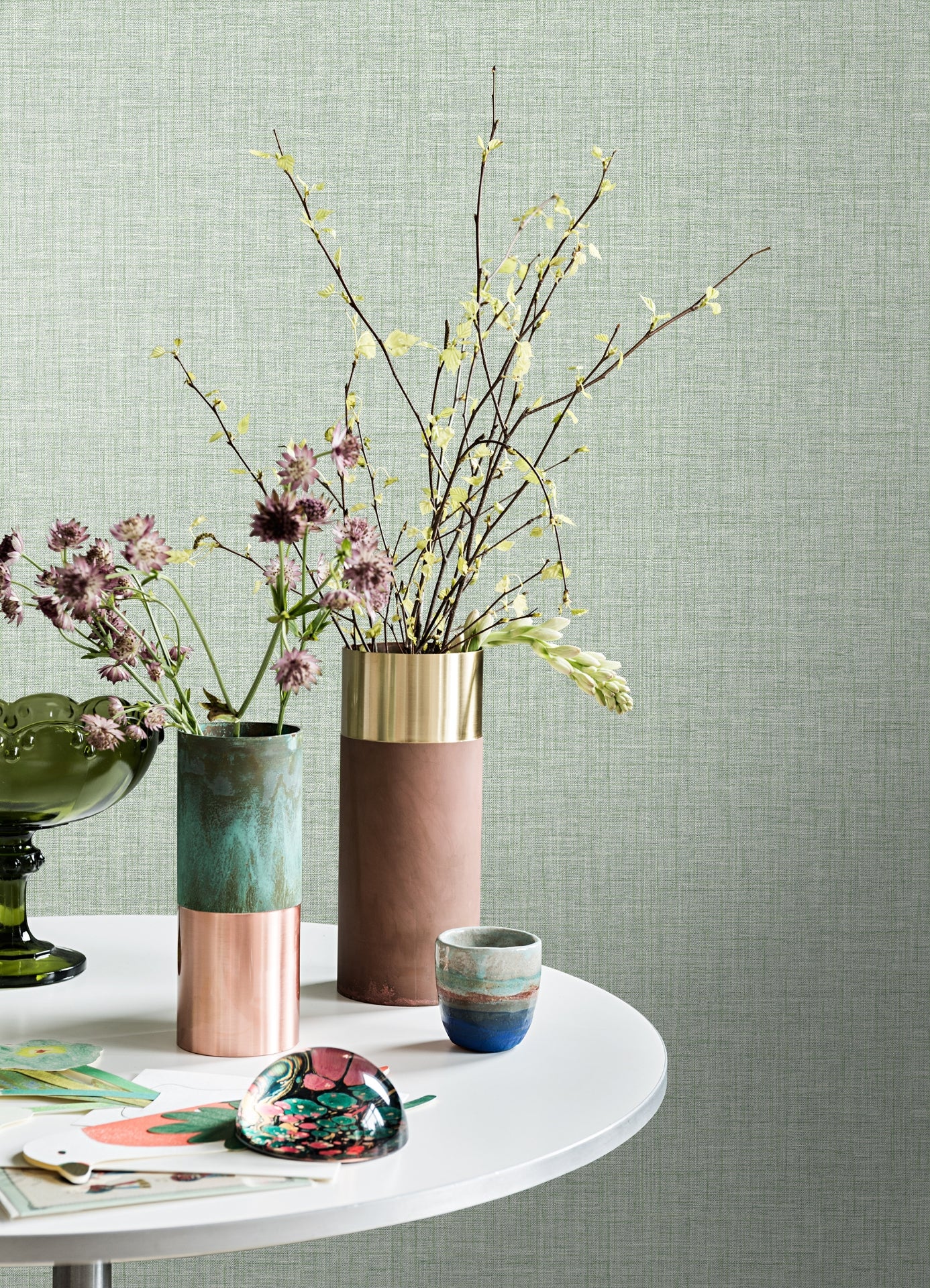 lanister-green-texture-wallpaper-york-wallcoverings-4157-26235 - York Wallcoverings Papel pintado